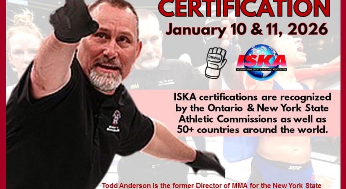 Séminaire d’arbitrage et de juge en MMA – ISKA
