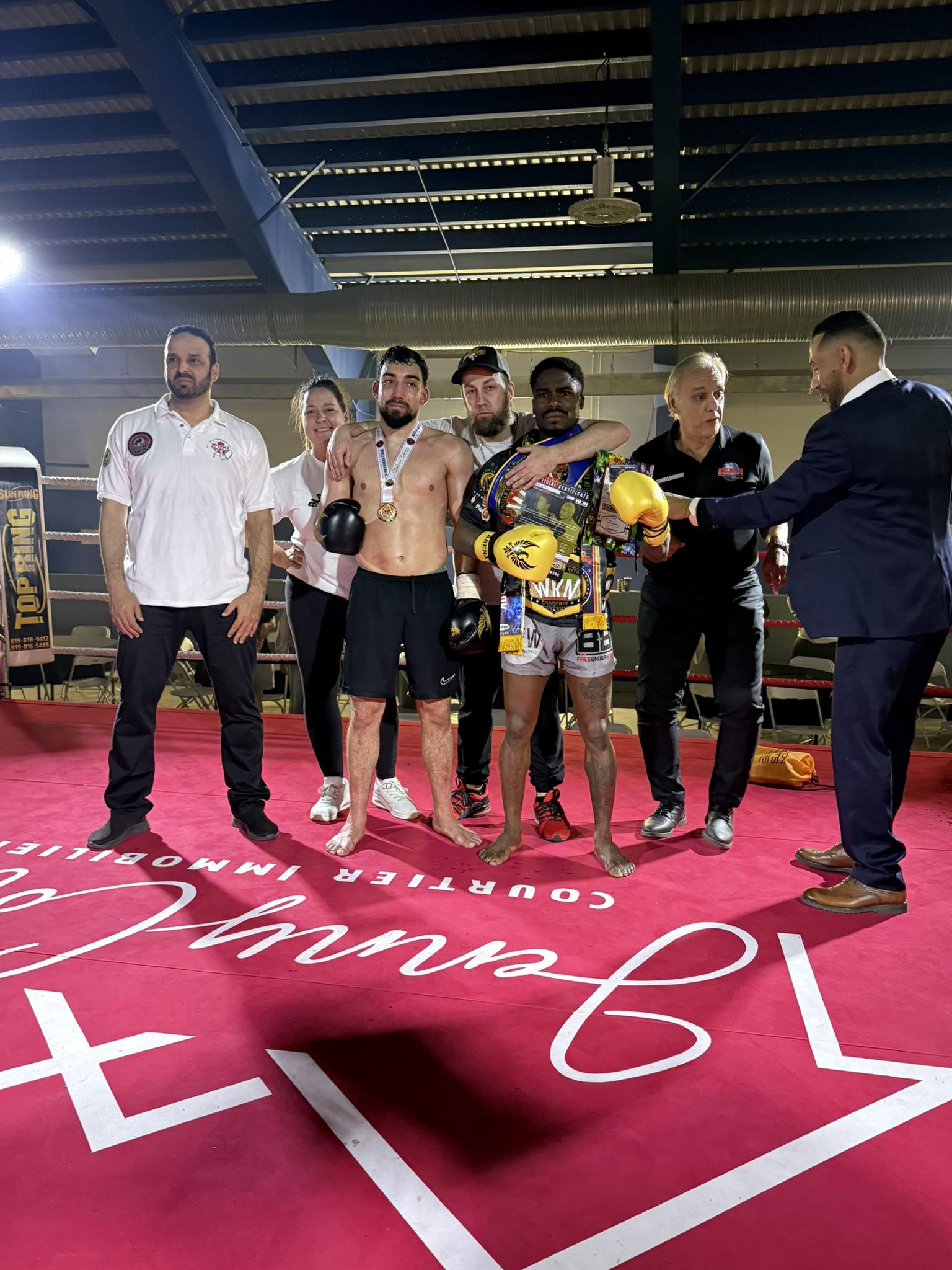 Mattson Léon après sa victoire internationale à Val-d’Or