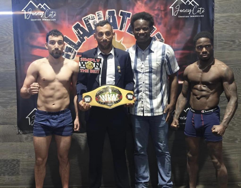 Mattson Léon après sa victoire internationale à Val-d’Or