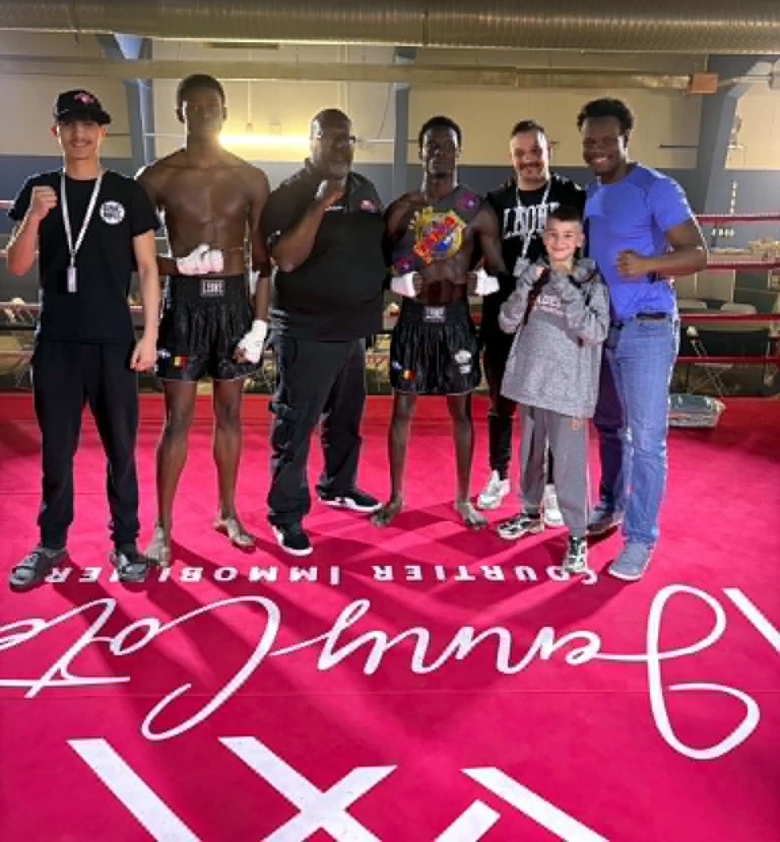 Mahamat Abakar champion ISKA poids légers